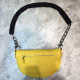 Bold Faux Leather Handbag - Smooth Faux-Leather Exterior | Women's Luxury Handbag #734 - hardware and detail close-up (image 5) of designer-inspired handbag
