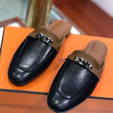 Hermes shoes Style 380 - texture and material detail