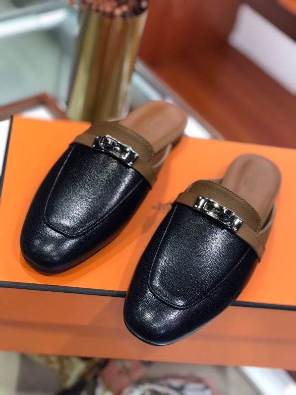 Hermès White Chunky Platform Sneakers - Full Silhouette View