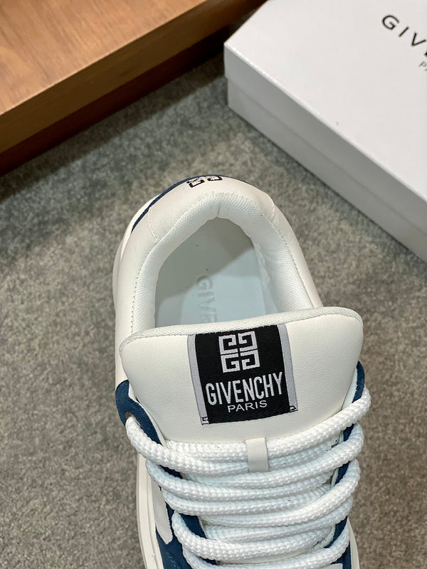 Givenchy Grey Bow-Detail Flats - Side Profile View