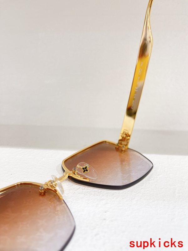 Lifestyle view of Louis Vuitton unisex sunglasses