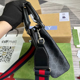 Close-up detail of refined classic women's handbag – women's statement bag