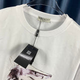 Close-up detail shot of Givenchy luxury clothing with monogram-inspired silhouette