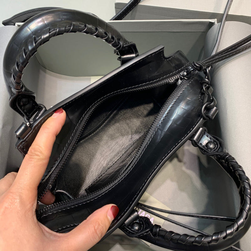 Modern Faux Leather Handbag - Refined Silhouette | Women's Fashion Handbag #314 - styled full view (image 7) of designer-inspired handbag