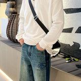Back view of Louis Vuitton luxury clothing with relaxed-fit cut