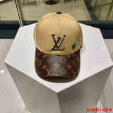 Close-up detail view of Louis Vuitton unisex cap