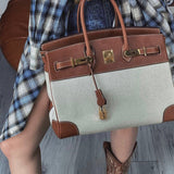  crossbody bag close-up of hardware and finish