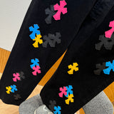 Front view of Chrome Hearts Jeans premium jeans