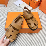 Hermes sandals Style 218 - styled lifestyle view