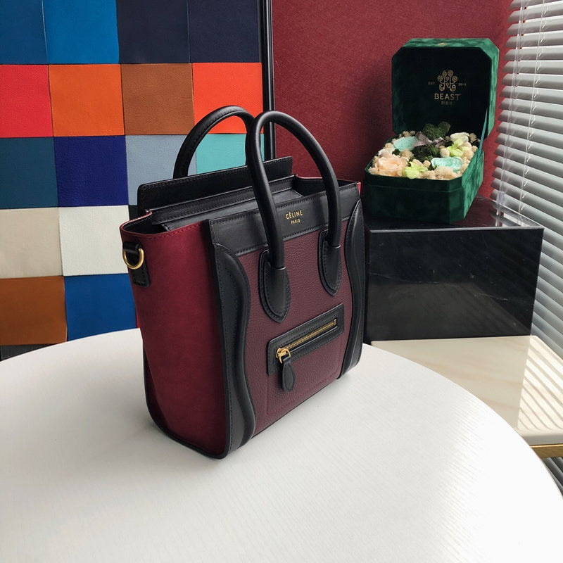 Interior view of signature polished women's handbag – women's everyday handbag