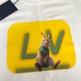 Flat lay presentation of Louis Vuitton cotton t-shirt with everyday silhouette