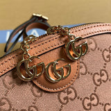 Handle and strap detail of modern polished women's handbag – women's everyday handbag