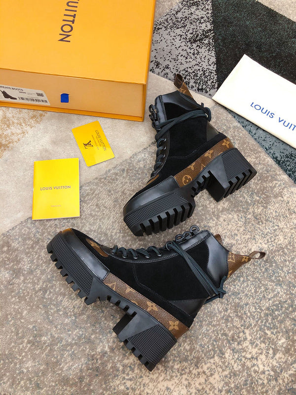 Louis Vuitton luxury shoes close-up — premium authentic designer style