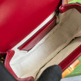 Side view of considered structured handbag