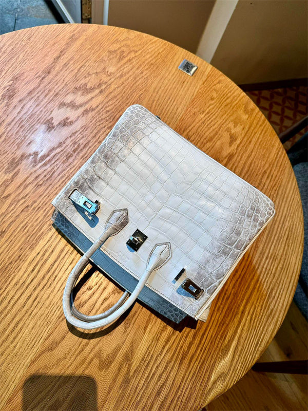  top-handle bag close-up of hardware and finish