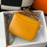Polished bag shown from front angle