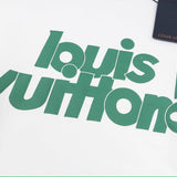Flat lay presentation of Louis Vuitton luxury clothing with relaxed-fit cut