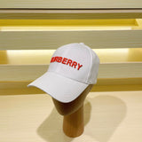 Side view of Burberry unisex cap