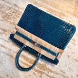  polished tote bag detail view showing craftsmanship 8