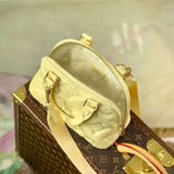 Interior view of modern sleek women's handbag – women's everyday handbag