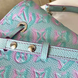 Top view of statement chic women's handbag – women's designer-style accessory
