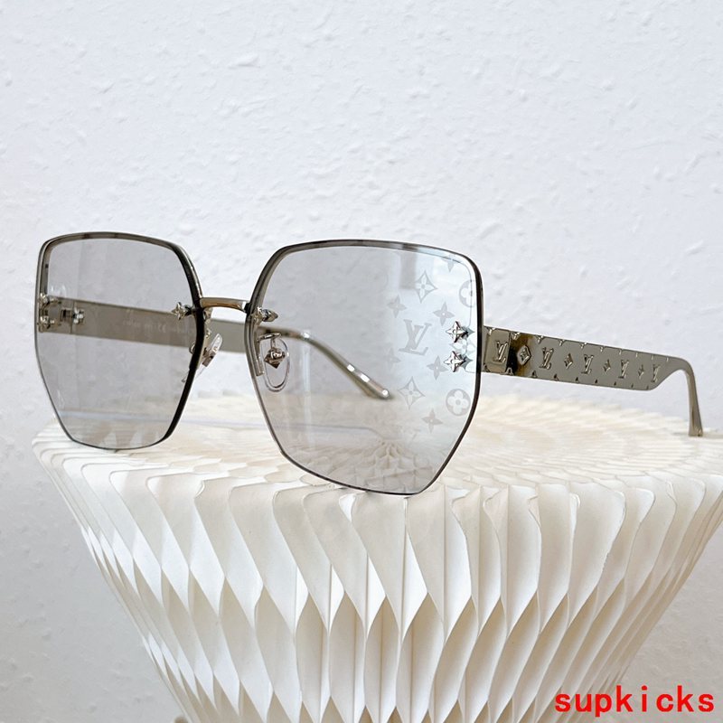 Lifestyle view of Louis Vuitton unisex sunglasses