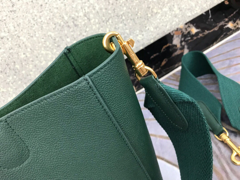 Side profile of structured statement women's handbag – women's premium purse