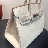 Close-up detail of structured bag design