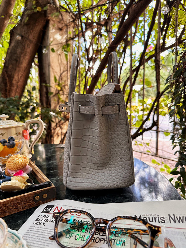 Understated handbag styled for everyday wear