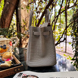 Understated handbag styled for everyday wear