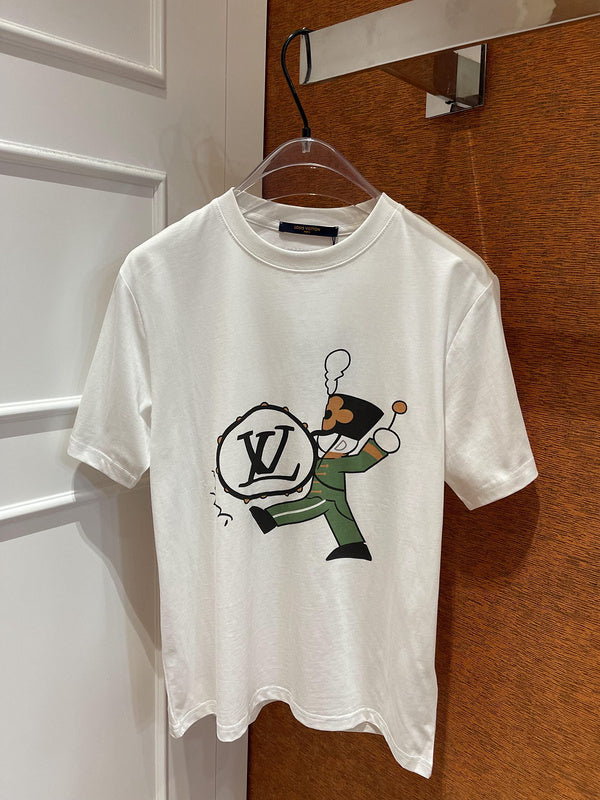 Back view of Louis Vuitton cotton t-shirt with relaxed-fit cut