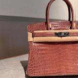 Side view of everyday-ready structured handbag