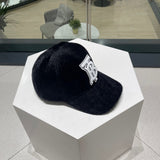Angled view of Burberry unisex cap