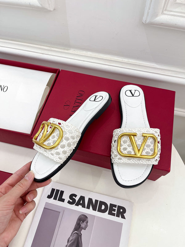 Valentino Garavani luxury shoes detail shot
