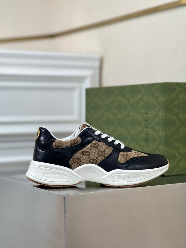 Gucci stone beige luxury sneakers view 7 classic court silhouette
