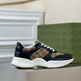 Gucci stone beige luxury sneakers view 7 classic court silhouette