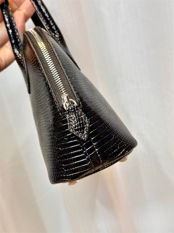  Modern satchel carried on shoulder