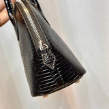  Modern satchel carried on shoulder