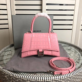 Close-up detail of modern premium women's handbag – women's statement bag