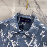 Side profile of Louis Vuitton luxury clothing with label-forward styling