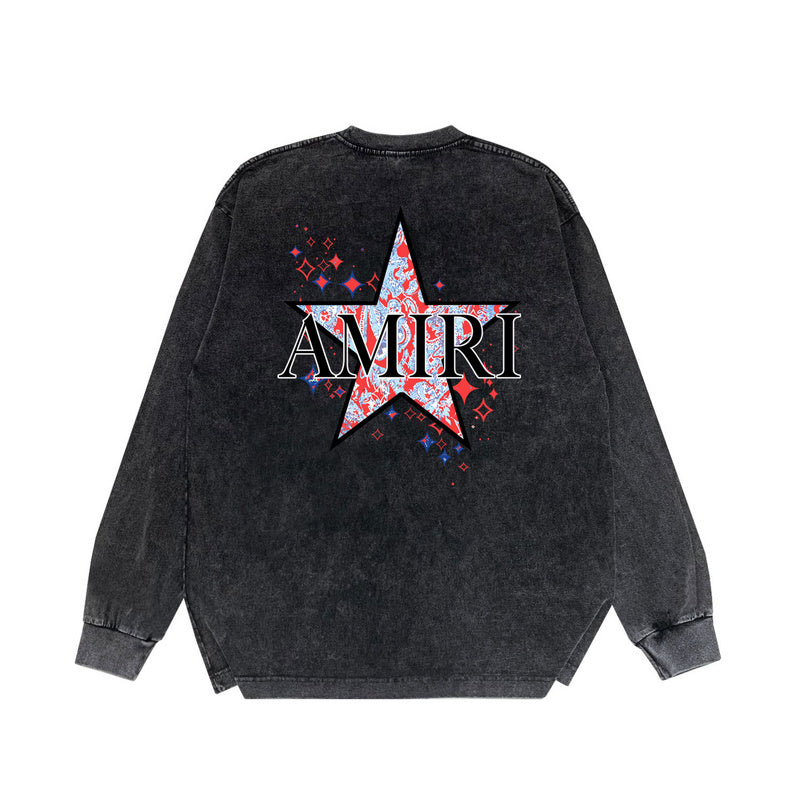 Amiri hoodie front view designer style