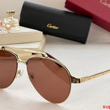 Side view of Cartier unisex sunglasses