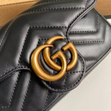 Back view of modern signature women's handbag – women's premium purse