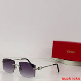 Angled view of Cartier unisex sunglasses