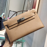 Poised bag shown from front angle