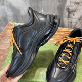 Gucci fresh white-and-black luxury sneakers view 6 minimalist modern build