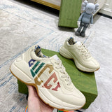 Gucci clean off-white luxury sneakers view 6 chunky sole construction