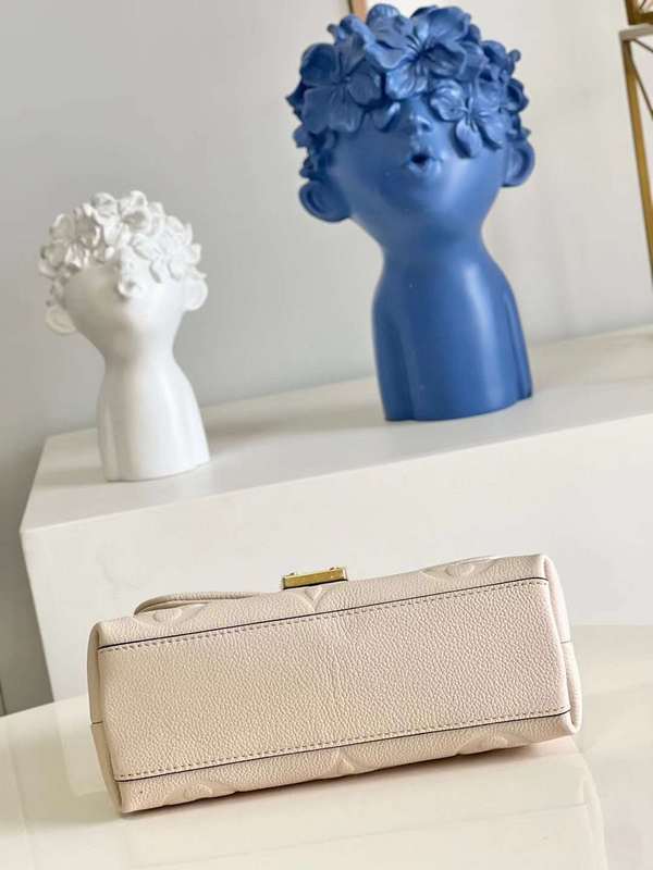 Back view of everyday-luxe sleek women's handbag – women's luxury handbag