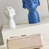 Back view of everyday-luxe sleek women's handbag – women's luxury handbag