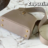 Handle and strap detail of classic sleek women's handbag – women's luxury accessory